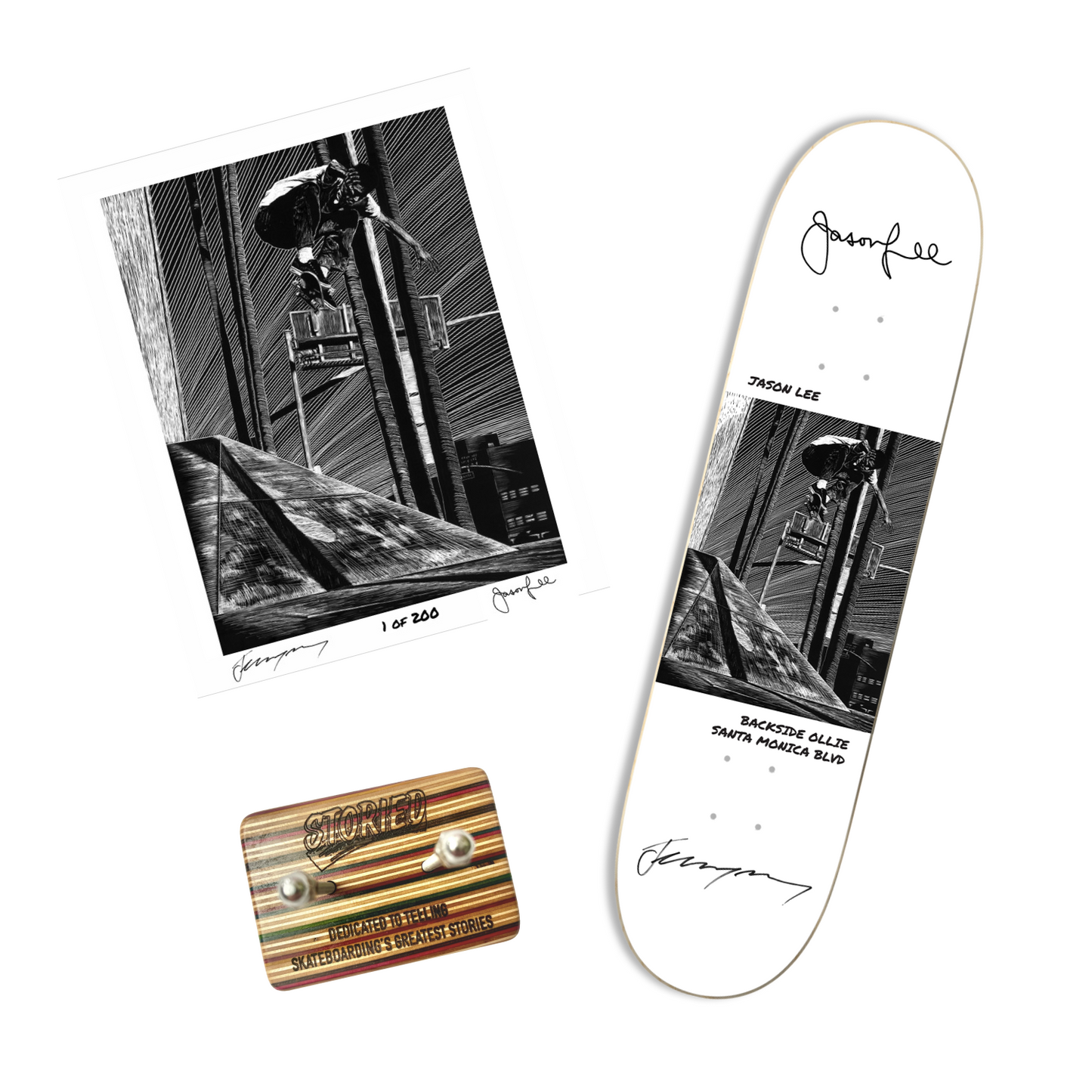 Artist Series Bundle | Jason Lee — Collector's Skate Deck & Print Set