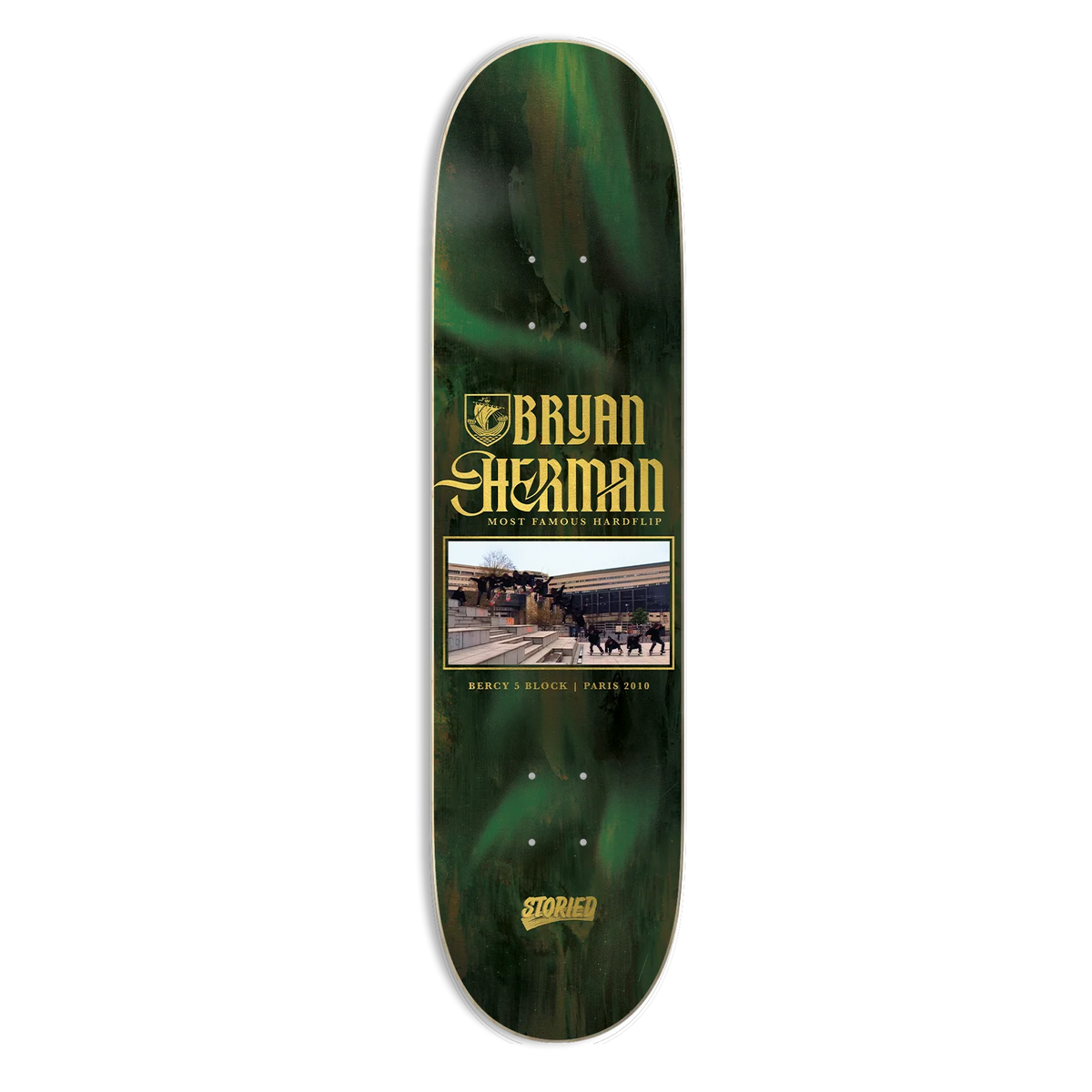 Bryan Herman 'Most Famous Hardflip' Storied Deck | Bercy 5 Edition