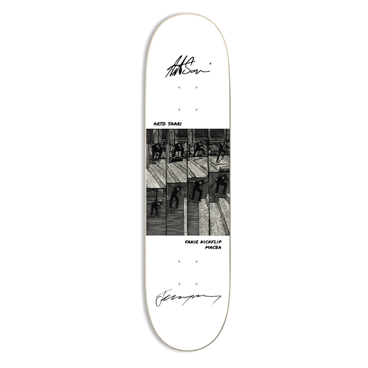 (Pre-Sale) Aarto Sarri 'Fakie Flip Macba' Autographed Artist Series Deck – Limited Edition | Jeremy Wray