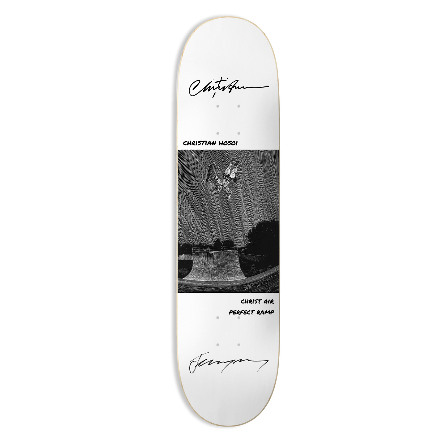 Christian Hosoi & Jeremy Wray 'Christ Air' Artist Series Deck – Autographed Limited Edition