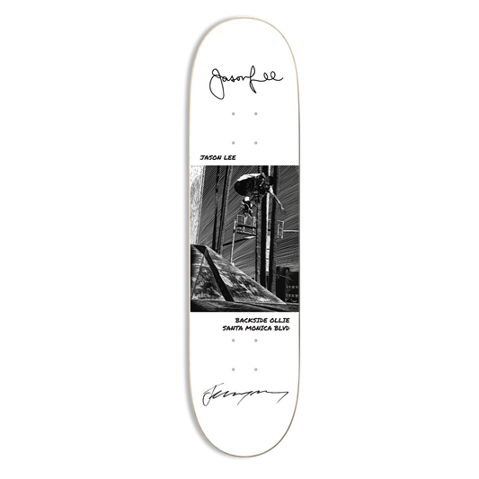 Jason Lee 'Backside Ollie Santa Monica' Autographed Artist Series Deck – Limited Edition | Jeremy Wray