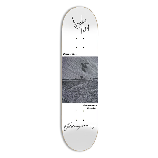Pre-SALE Limited Edition Hand Drawn Autographed Frankie Hill & Jeremy Wray 'Propaganda Hill Gap' Storied Deck