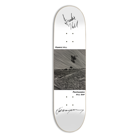 Pre-SALE Limited Edition Hand Drawn Autographed Frankie Hill & Jeremy Wray 'Propaganda Hill Gap' Storied Deck