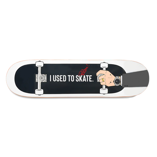 Limited Edition Bam Margera Autographed 'I Used to Skate' Mall Grab Board