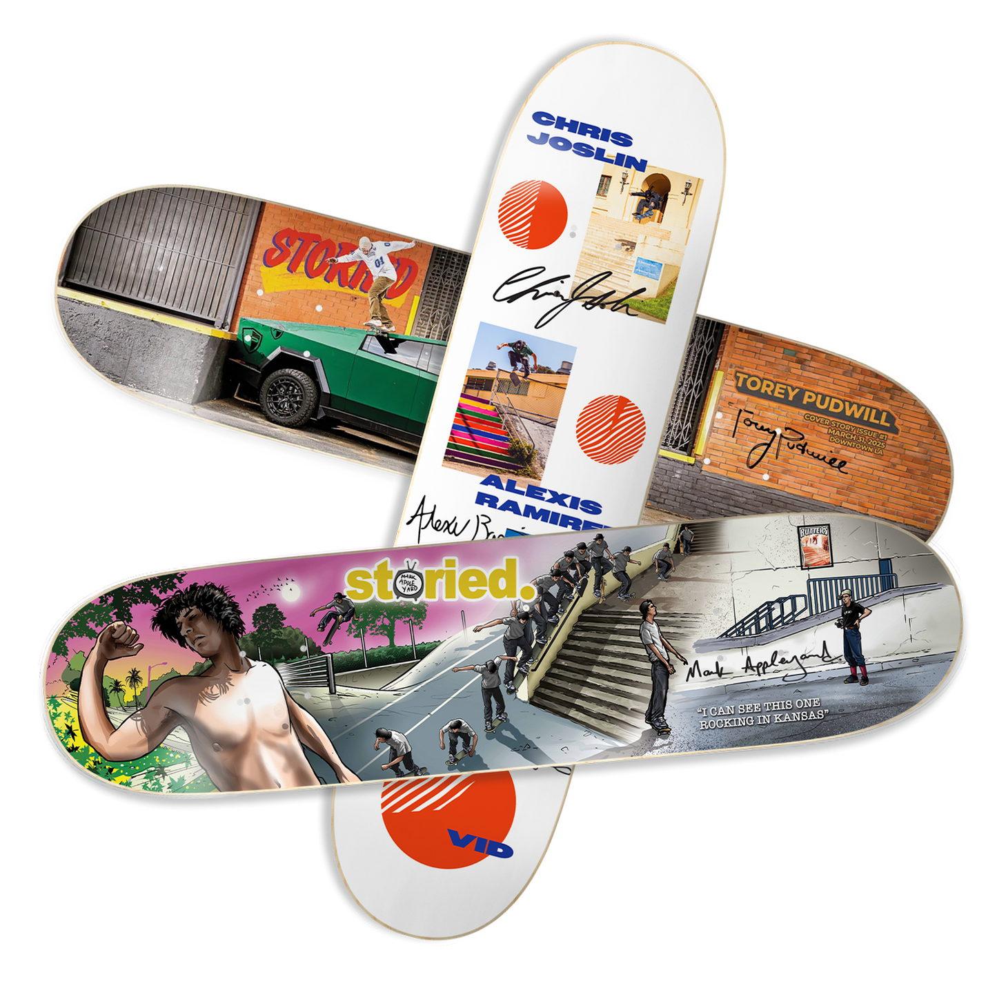 3-Pack Limited Edition Autographed Board Bundle