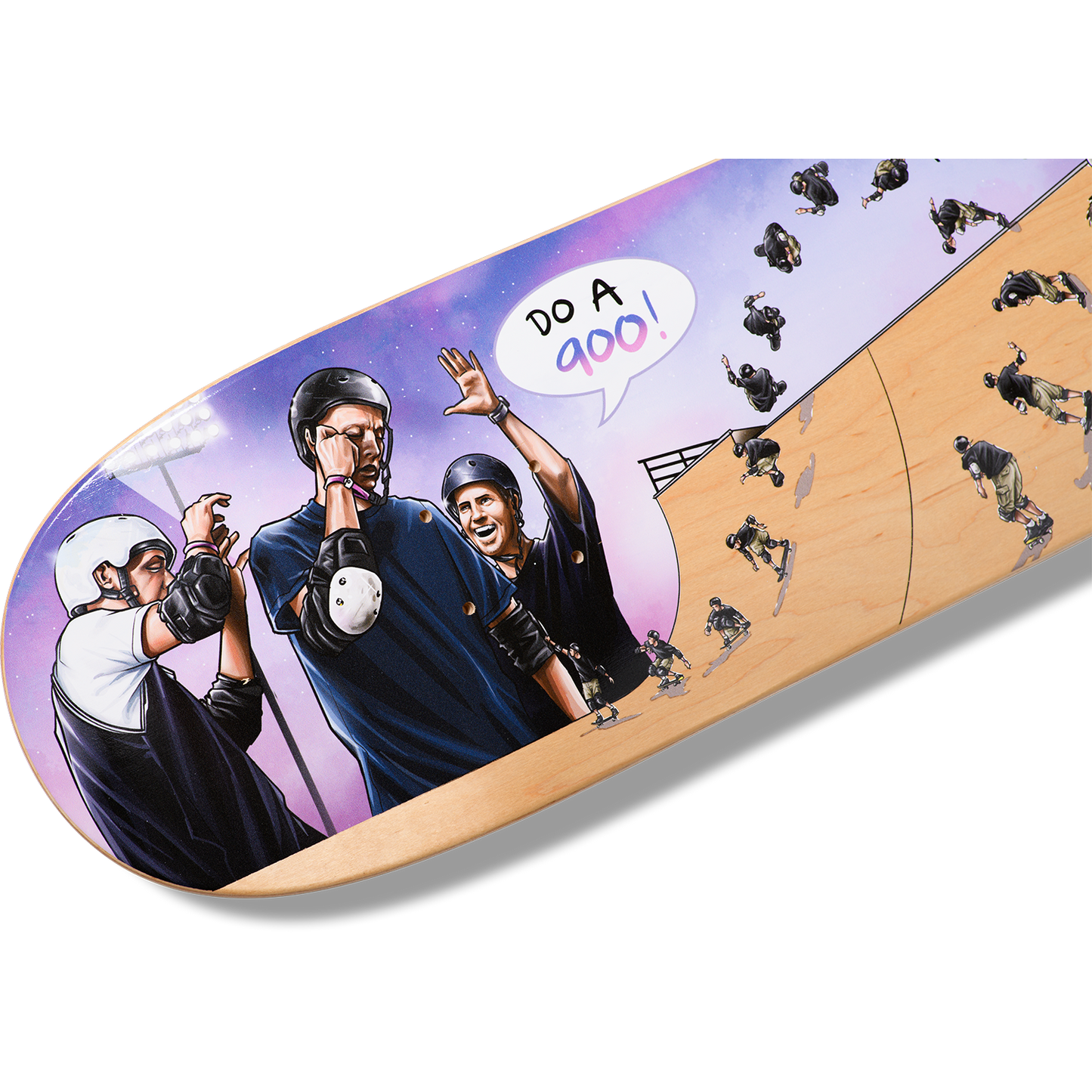 Exclusive Autographed Tony Hawk 25 Year Anniversary 'The 900' Storied Deck