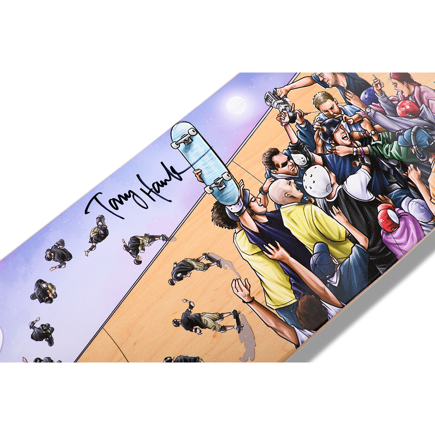 Exclusive Autographed Tony Hawk 25 Year Anniversary 'The 900' Storied Deck