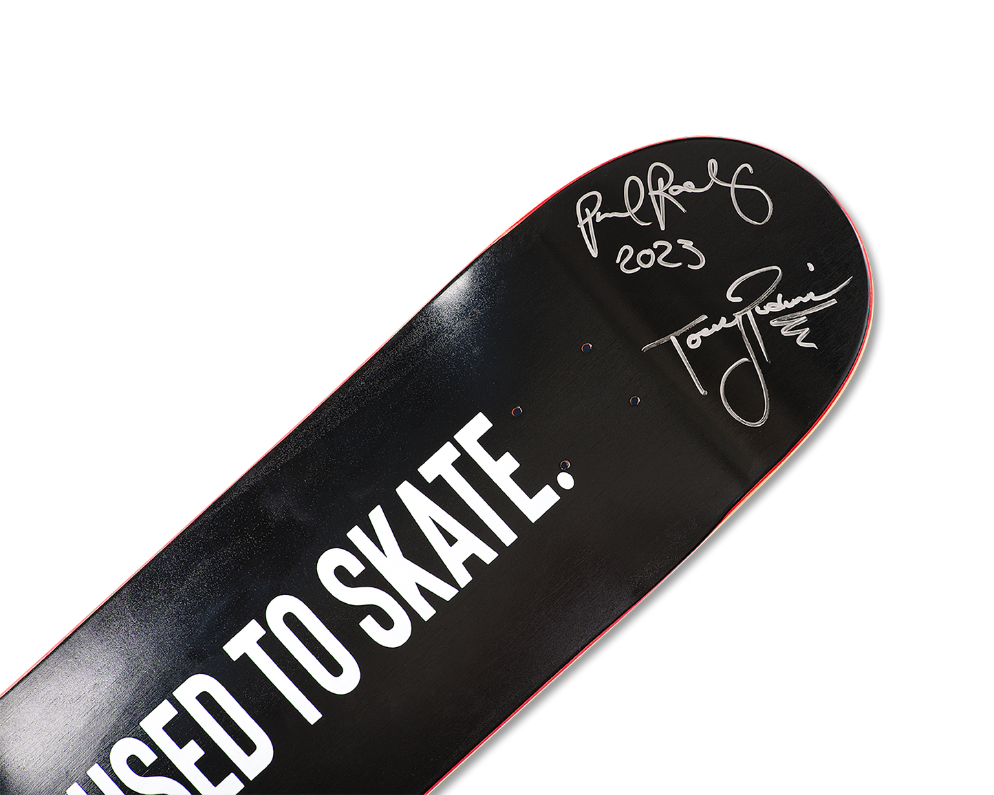 Limited Edition Paul Rodriguez & Torey Pudwill Autographed 'I Used to Skate' Classic Deck